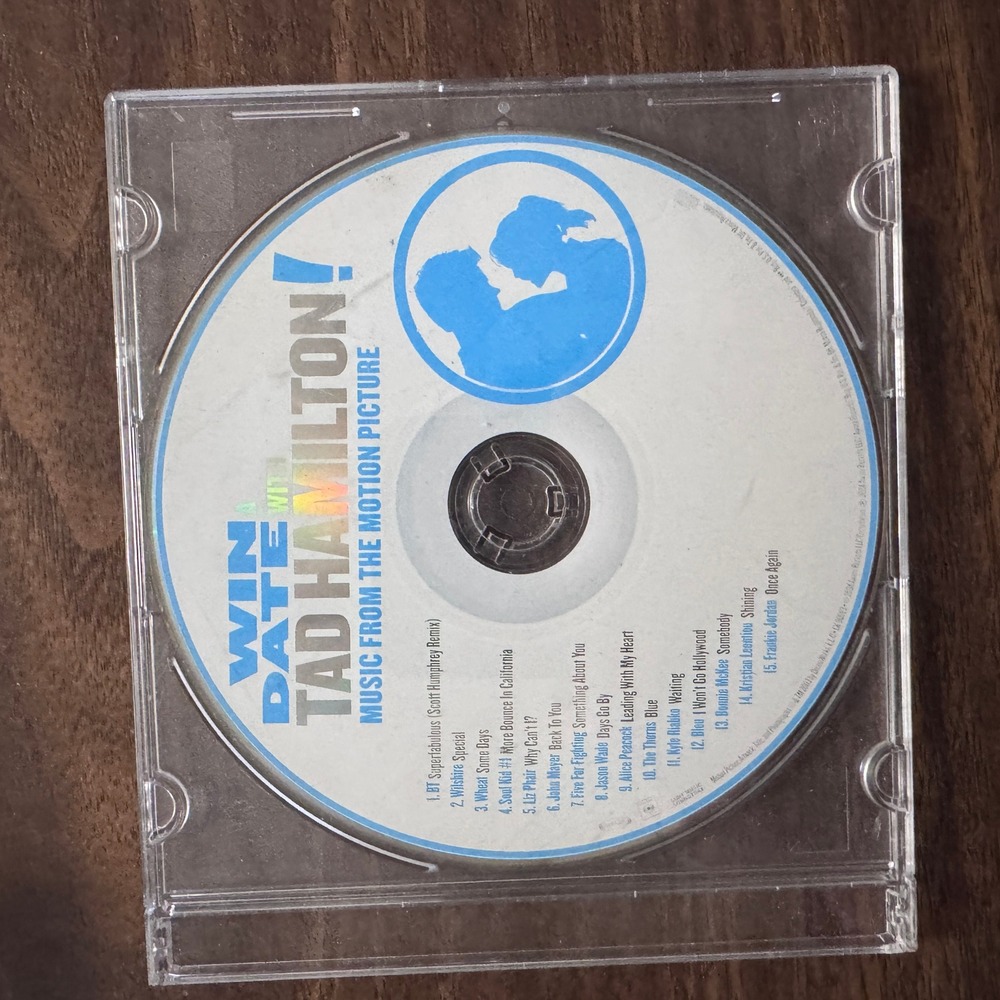 Win A Date With Tad Hamilton Music From The Motion Picture CD Soundtrack
